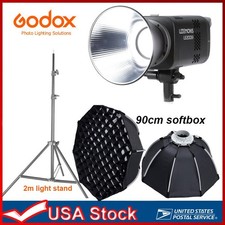 Godox Litemons LE200Bi 220w LED COB Video Light 90cm sofbtox light stand KIT