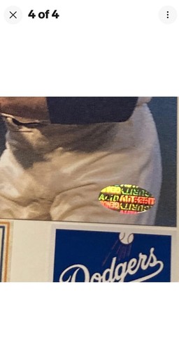 GIANTS Willie Mays + DODGERS Sandy Koufax Signed/Auto 5x7 • 8x10 matt w/ COA! - Picture 4 of 5