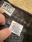 Vintage USA Calvin Klein Black Cut Off Distressed women's jean Shorts size 11/12 — photo 6