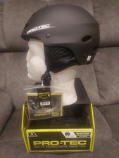 PRO-TEC Water Ace Wake Helmet Rubber Black Small Canoe Kayak Kite Wake Protec