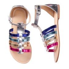 NWT Gymboree Rainbow Sandals Shoes Toddler Girl 4,5,6,7