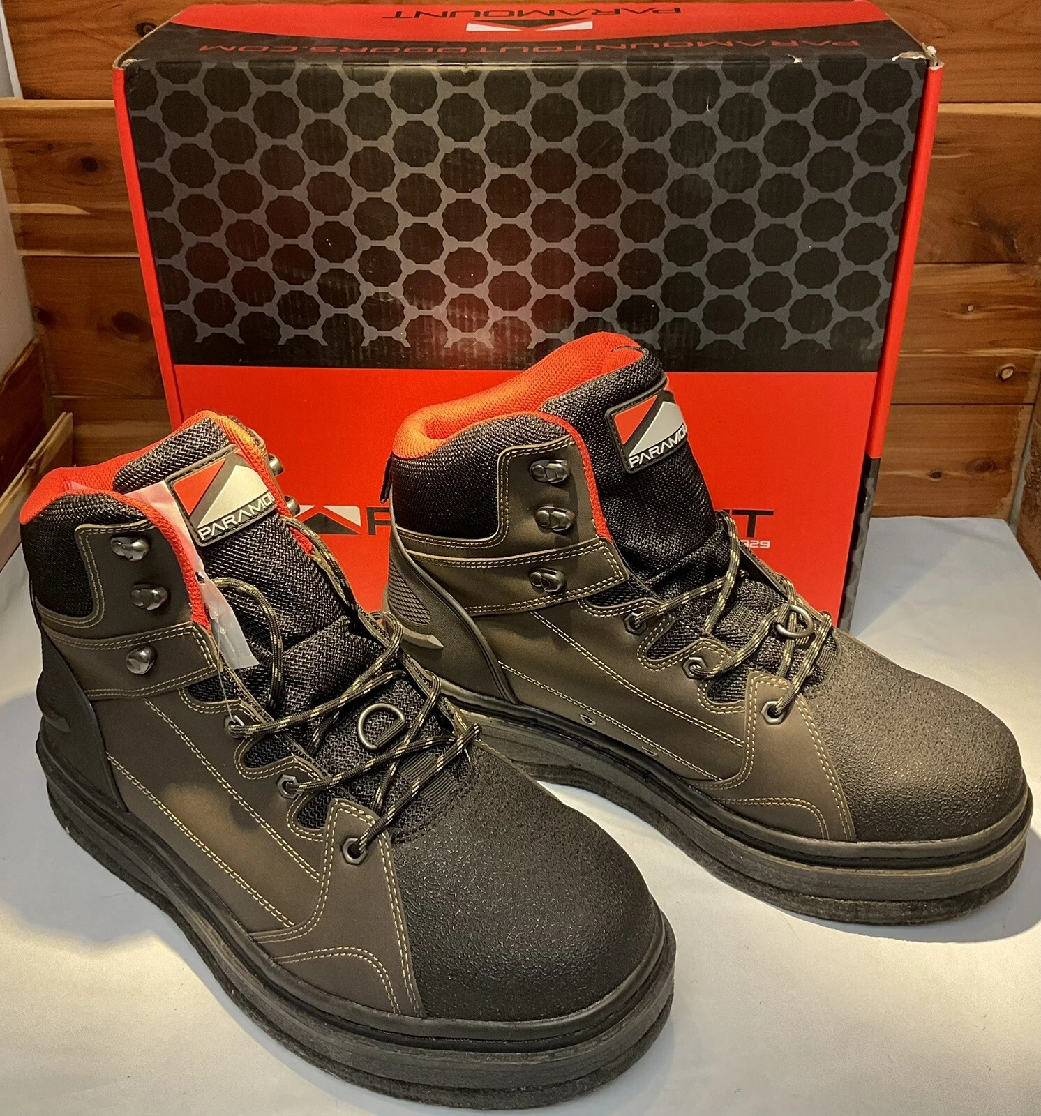 Paramount Outdoors Slate Felt Sole Wading Boots Size 12