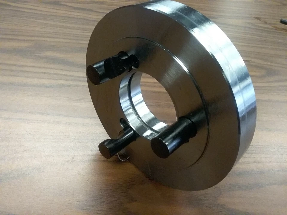 CME 6" D1-4, D4 Semi-Finished adapter Plate for 6" LATHE CHUCKS #ADP-06-D4SM-NEW