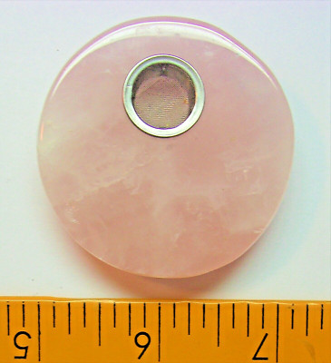Natural Rose Quartz Smoking Pipe U.S. seller