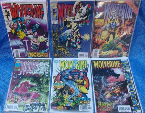 Marvel Comics Wolverine Lot # 49 72 81 83 101 105 110 Annual 1997 Onslaught Jean - Picture 3 of 14