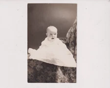 Postcard RPPC Real Photo Baby Girl Identified AZO ca. 1904-1918