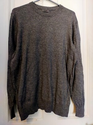 GEORGE - Gr. XL grauer Baumwollpullover Oberteil Unisex Erwachsene