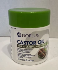 Isoplus Castor Oil Hair/Scalp Conditioner, 5.25 Ounce