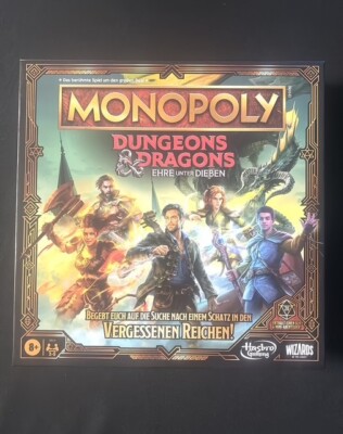 Monopoly Dungeons & Dragons Brettspiel Hasbro für 2-5 Spieler NEU OVP
