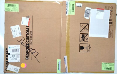 SAMSUNG BESPOKE RA-F36DB4MT 4-Door Matte Black Steel Refrigerator Panel **READ**