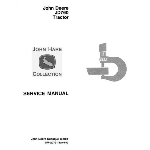 JOHN DEERE JD760 TRACTOR TECHNICAL SERVICE MANUAL PDF ON USB - Picture 2 of 5