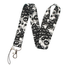 Soot Sprites My Neighbor Totoro Spirited Away 17.7" Lanyard Keychain ID Holder