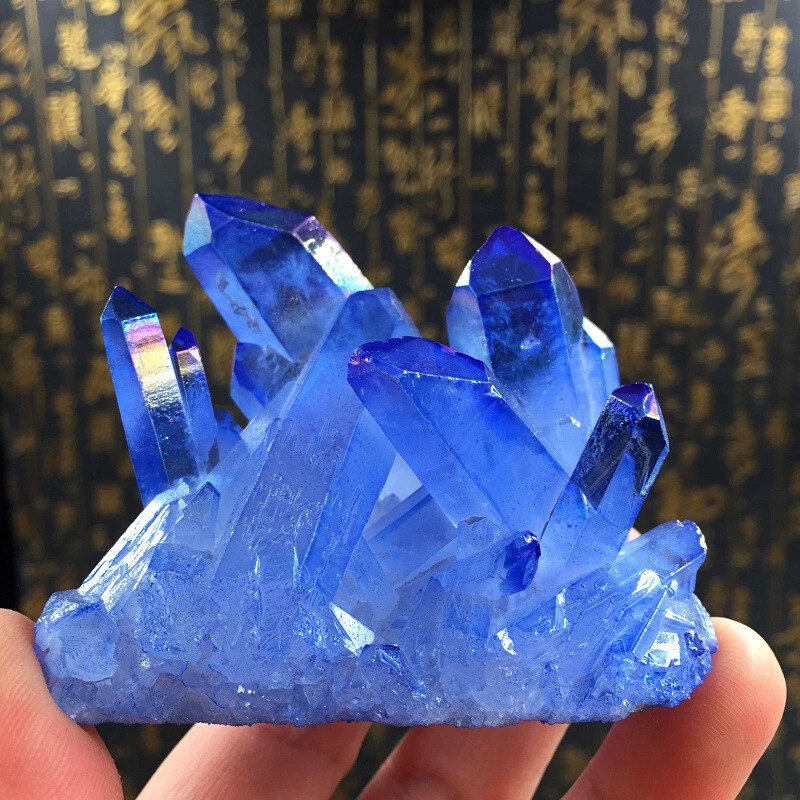 1pc Natural Blue Quartz Cluster Crystal Gem Stone Healing Mineral Specimen  Reiki | eBay