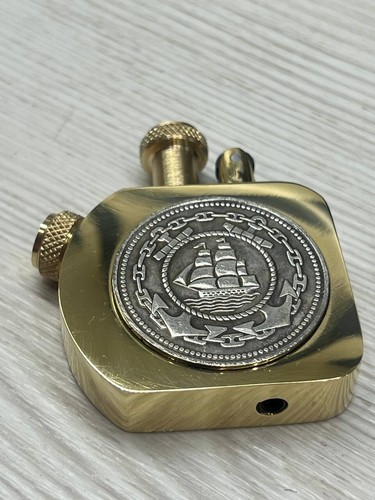 Vintage Petrol Lighter USSR WW2 Handmade Steampunk - Picture 4 of 10