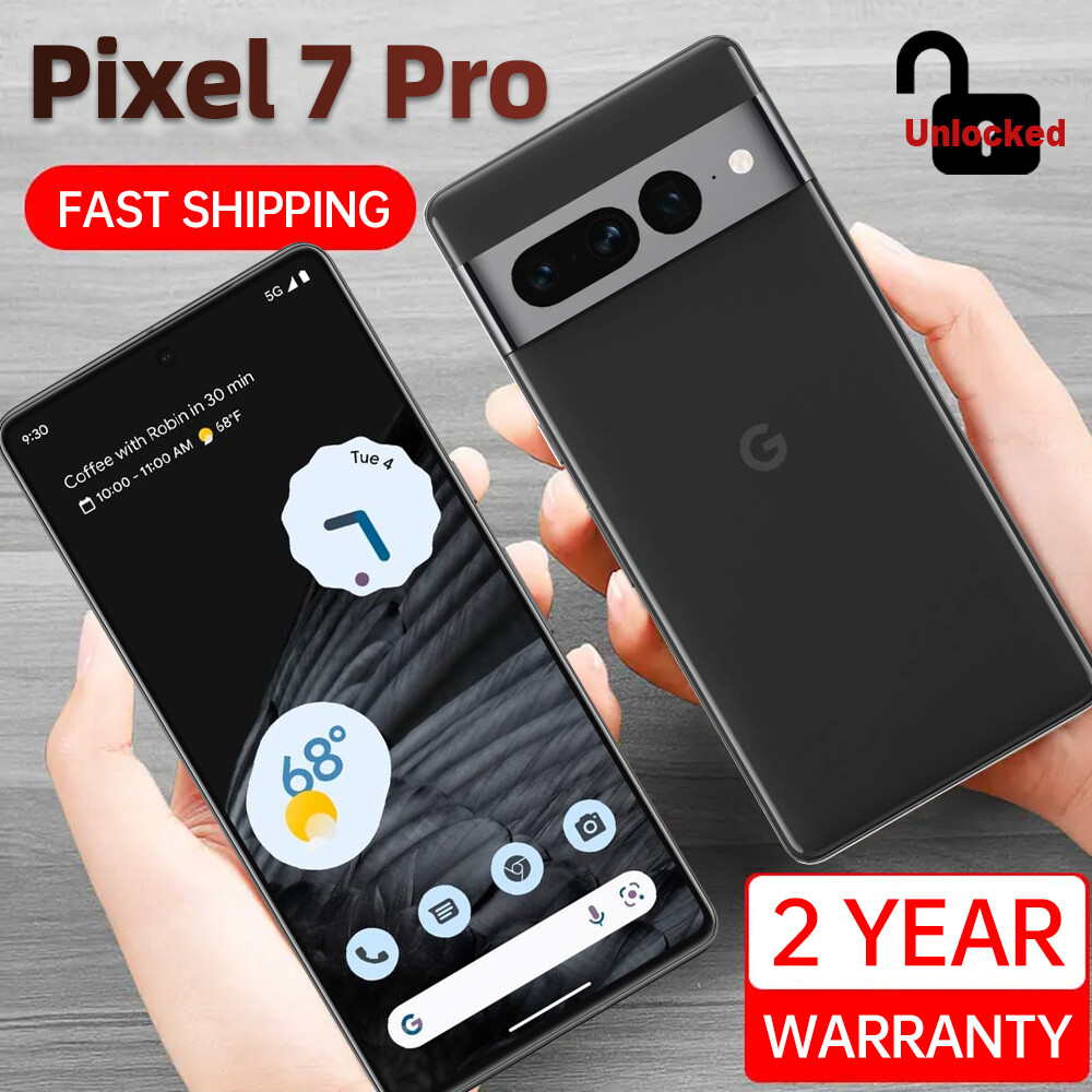 NEW Google Pixel 7 Pro 128GB 6.7" Unlocked Obsidian【US IN STOCK🚚 Fast Delivery】