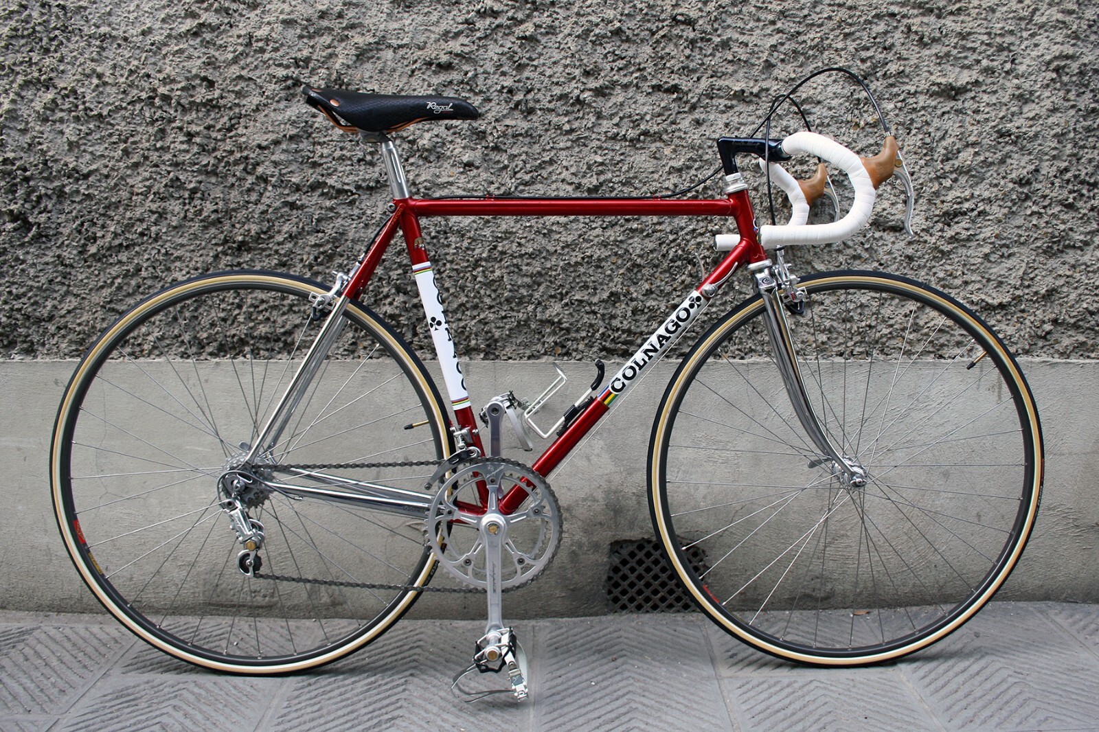 colnago super profile 1984 campagnolo 50th anniversary gold steel eroica saronni
