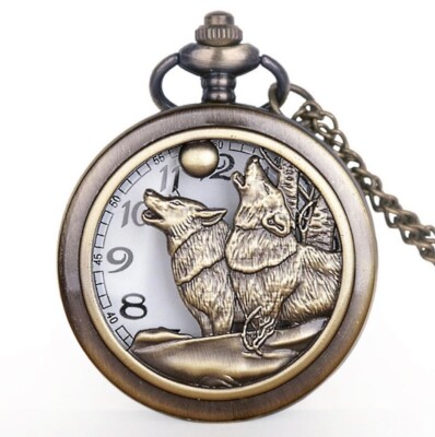 Taschenuhr Wölfe (Ref. 2)