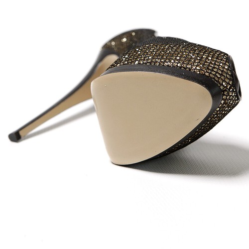 Diseño Giuseppe Zanotti | Zapatos de salón Glamour Sharon con punta de peep | 41 | 16 cm | NP 595EUR - Imagen 9 de 12