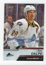 2018-19 Upper Deck AHL #33 Zac Dalpe autograph