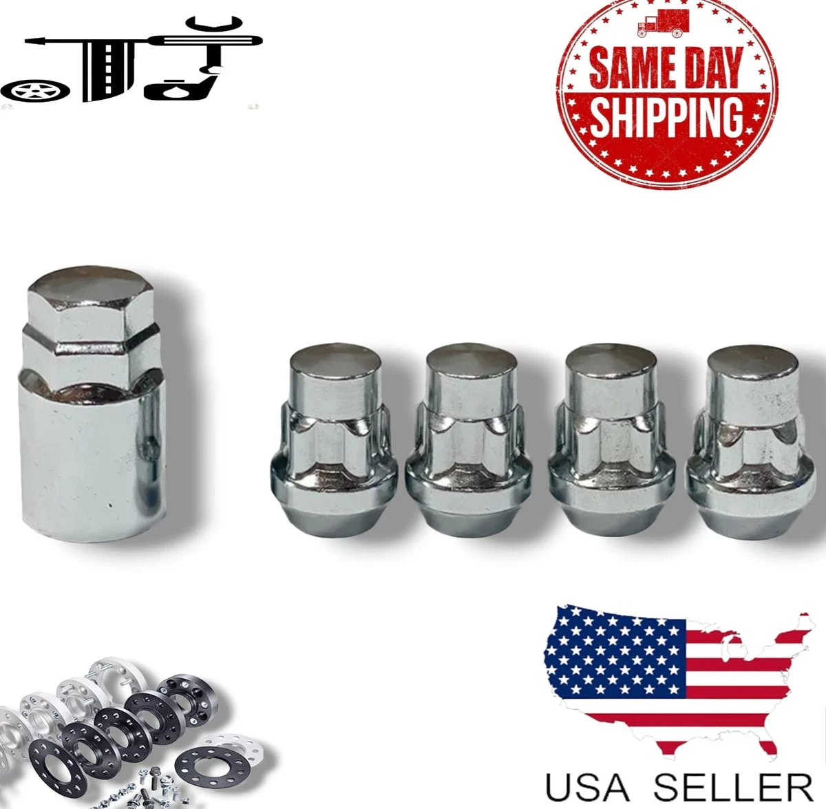 Locking lug cheap nut kit