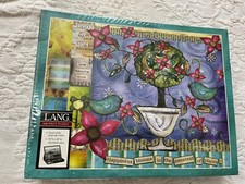 Lang 500 Piece Jigsaw Puzzle "Happiness Blooms" New Sealed 2013 Easel Style
