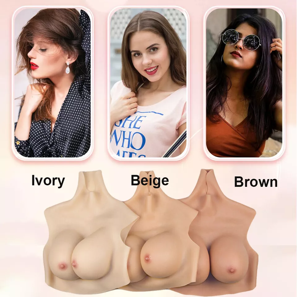 Realistic Breast Forms Silicone Fake Boobs For B-H Cup Crossdresser Drag Queen - Image 2 of 4