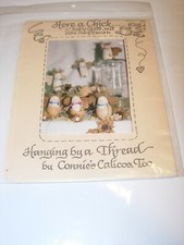 SEWING PATTERN CRAFTS HANGING BY A THREAD 3" BABY CHICK CHICKEN FABRIC DOLL