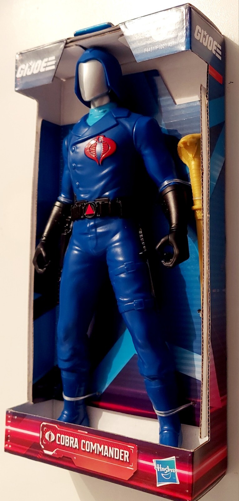 G.I. JOE COBRA COMMANDER with STAFF 9" ACTION FIGURE BRAND NEW FAST SHIPPING 