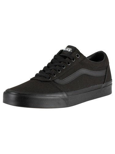Vans Men's Ward Canvas Trainers, Black
