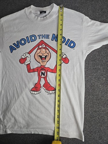 Vintage 80s Avoid The Noid T-Shirt Size Large Domino's Pizza 1987 Single Stitch - Picture 6 of 6