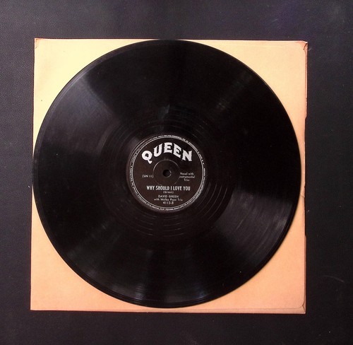 DAVID GREEN MELBA POPE TRIO JODIE-JODIE BLUES/WHY SHOULD I LOVE 78 RPM 186-54 - Picture 2 of 3