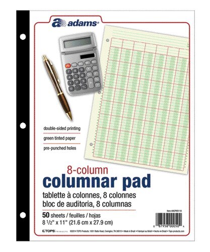 ABFACP85118 Säulenauflage, 8 Farben, 11" x 8-1/2" - Bild 1 von 1