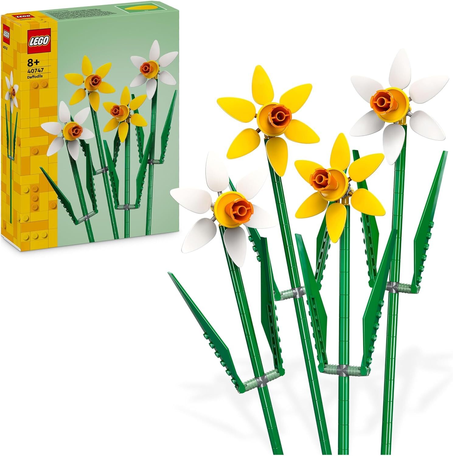 Конструктор LEGO 40747 Нарциссен Блуменштраусс Циммер-Деко (Blumenstrauß Zimmer-Deko) - авторский набор Блюменштраусс Циммер-Деко
