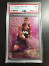 Tim Duncan #66 Prices [Rookie] | 1997 Metal Universe | Basketball