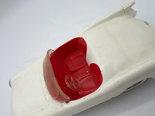 VINTAGE PMC WHITE 1953 OR 1954 CHEVROLET CORVETTE CONVERTIBLE DEALER PROMO CAR - Picture 5 of 15