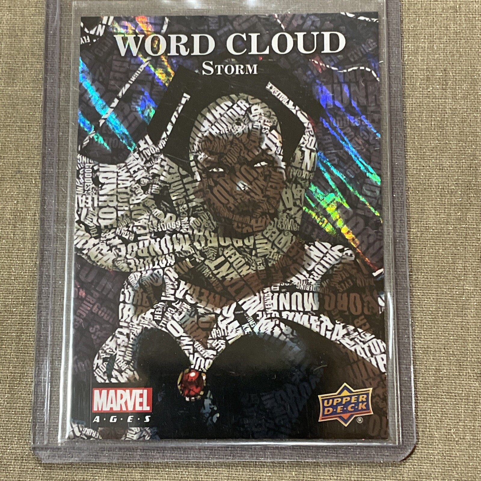 2020 Upper Deck Marvel Ages Word Cloud SP Storm #WC-16