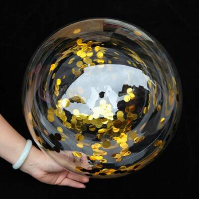 Bubble Klar Transparent Bobo Konfetti Luftballons Party Hochzeit Geburtstag 18'' Riesig