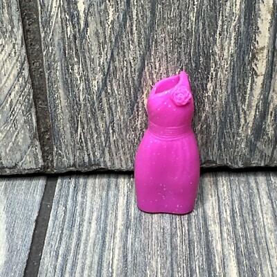 Polly Pocket Pink Dress Rapper Stretchy Replacement Part Piece
