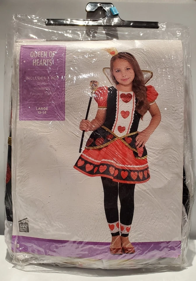 Disfraz Reina Corazones Alicia País de las Maravillas Halloween Niño - NIÑA Talla 12-14 Foto 3 de 4