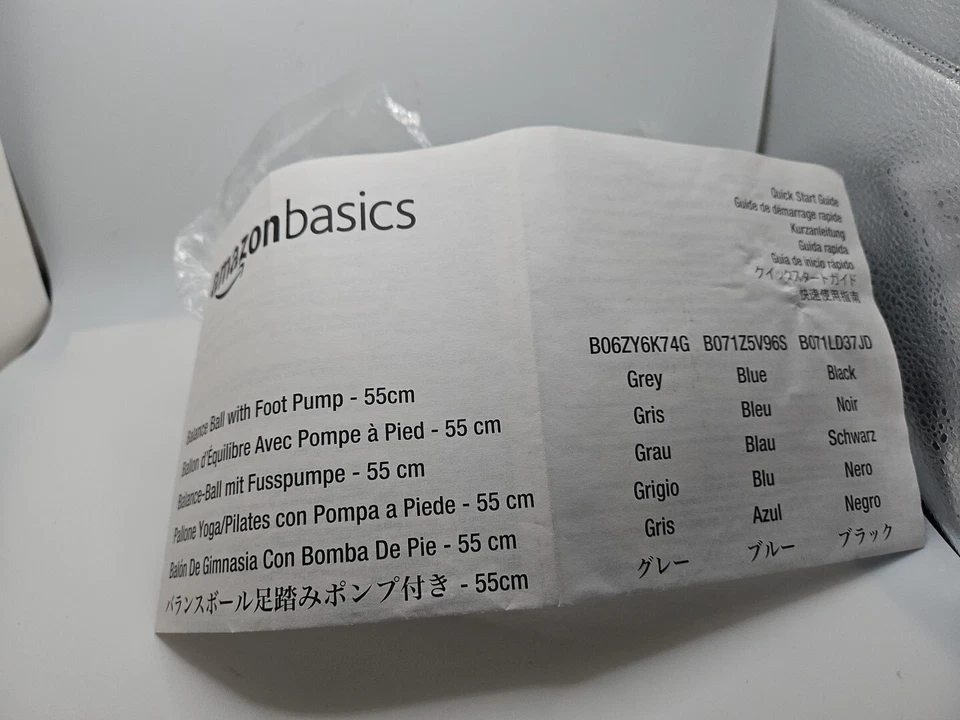 Amazon Basics Balance Ball Black (A13) - Image 2 of 4