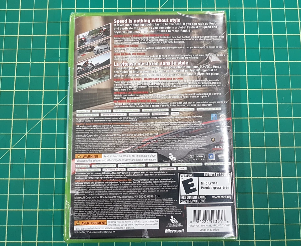 Project Gotham Racing 4 PGR 4 (Microsoft Xbox 360, 2007) - NEW - Image 2 of 3