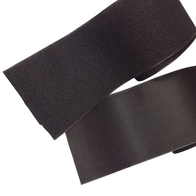 NEW! BLACK Sew On Hook & Loop Set Fastener Tape ~ 4'' x 15 feet ft Sewing Crafts