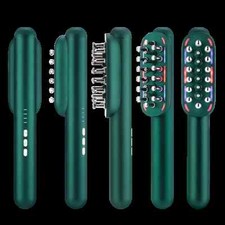 4in1 Electric Scalp Massage Comb LED Light Therapy Hair Growth Massager Device