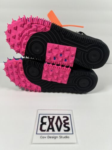 Size 11.5 - Nike Air Force 1 x Off-White Black DO6290-001 (2022) BRAND NEW - Picture 8 of 12