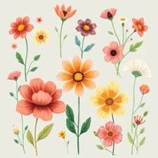 Digital picture Floral art Image printable file