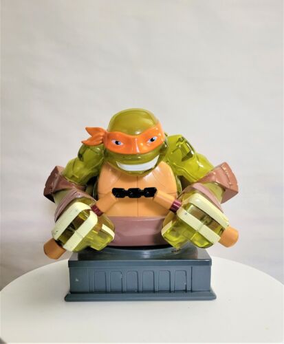 Teenage Mutant Ninja Turtle Michelangelo 5" Tall Light Up Bust - Afbeelding 1 van 5