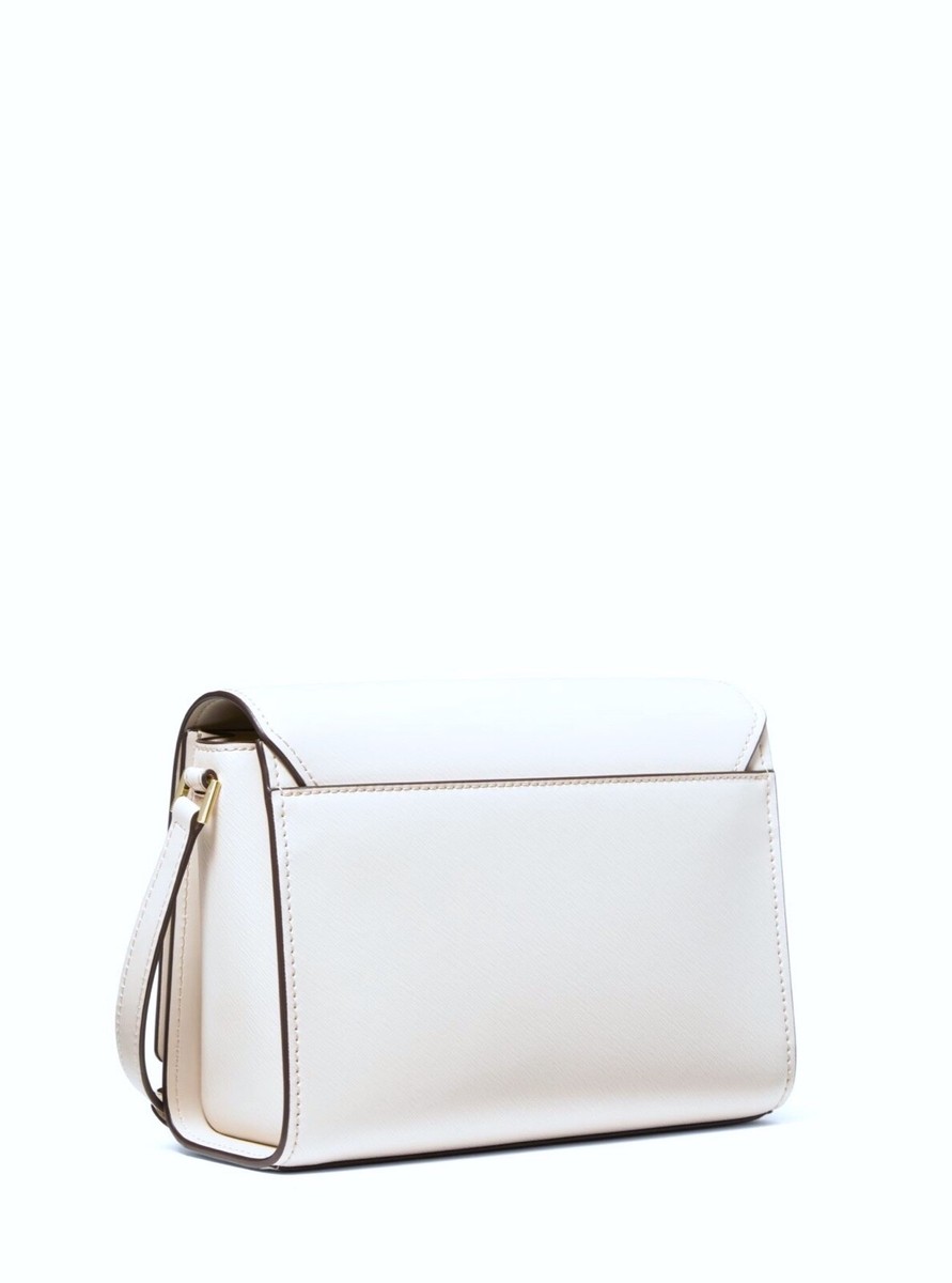 Michael Kors MIMI Medium leather MK Signature LOGO Flap Messenger