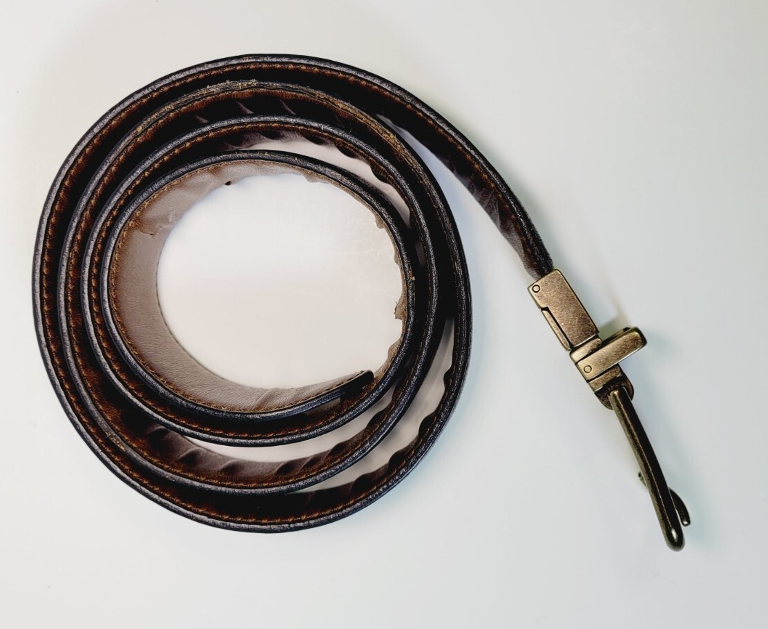 DOLCE & GABBANA REVERSIBLE LEATHER BELT BLACK & BROWN SIZE  display picture 2