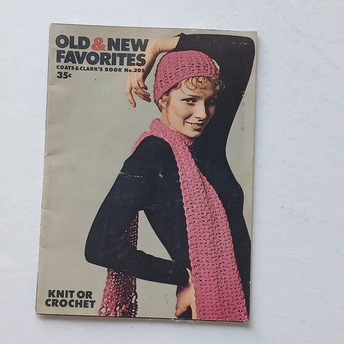 Vintage Knitting & Crochet Pattern books / booklets Lot of 3 Old & New Favorites - Picture 2 of 4