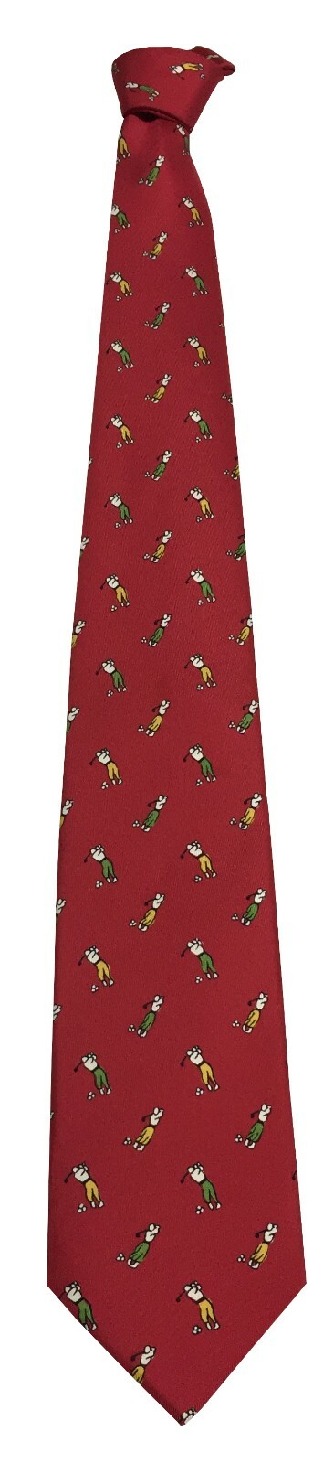 Краватта DRAKES LONDON uomo foderata cm 8 fantasia Golf 100 сетчатая 33790₽